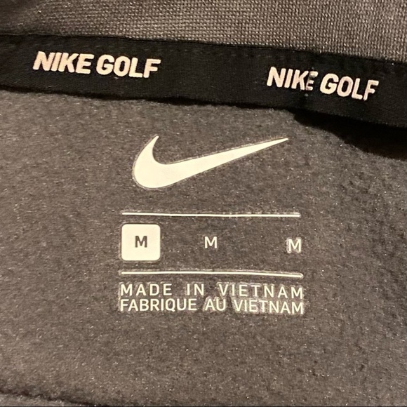 Nike Golf Quarter Zip Pullover Golf Sweatshirt Jacket Men's M Medium - Picture 2 of 6